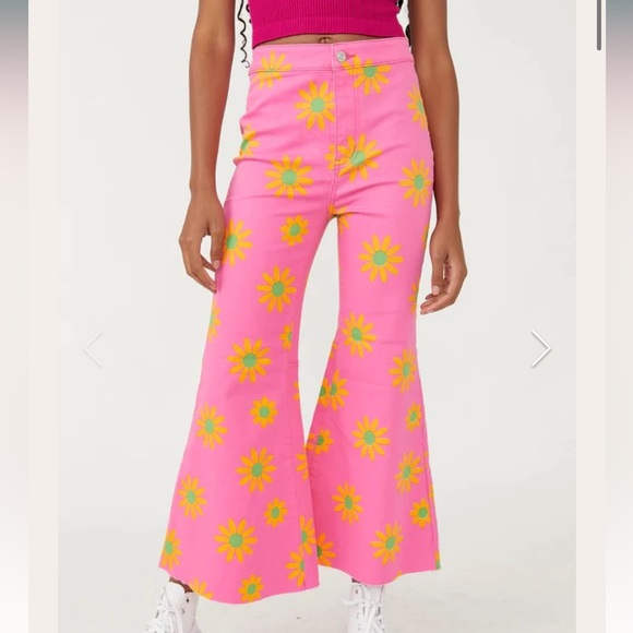 Free People Youthquake Printed Crop Flare - Picture 3 of 3